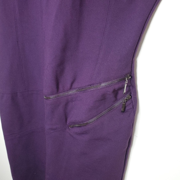 KENNETH COLE REACTION purple zipper dress - Picture 5 of 8